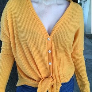Tie Knot Long Sleeve Shirt